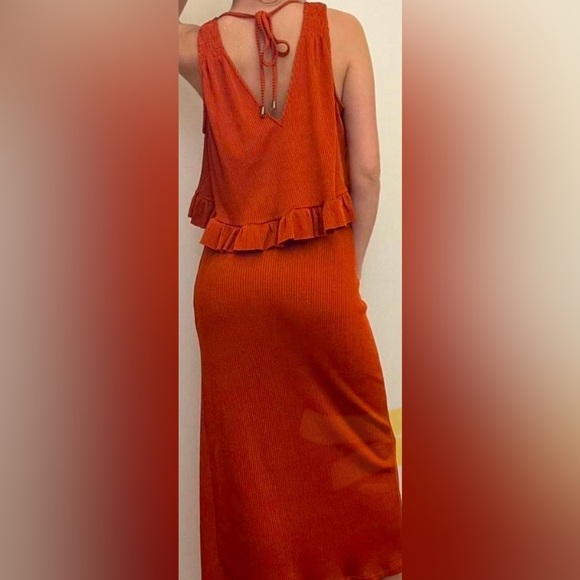 Free People Other - Free people skirt & top set Burnt Orange